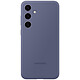 Samsung Coque Silicone Violet Galaxy S24+ Coque en silicone pour Samsung Galaxy S24+