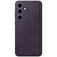 Samsung Coque Silicone Lanière Violet Galaxy S24+ Coque en silicone avec lanière et support pour Samsung Galaxy S24+