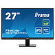 iiyama 27" LED - ProLite XU2763HSU-B1 Monitor de PC Full HD 1080p - 1920 x 1080 píxeles - 3 ms (gris a gris) - Pantalla panorámica 16/9 - Panel IPS - 100 Hz - FreeSync - DisplayPort/HDMI - Hub USB 3.0 - Negro