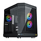 Xigmatek Cubi (Black) Mid tower case with tempered glass front and wall