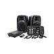 Gemini ES-210MX-BLU Amplified wireless speaker system 150 Watts RMS - Bluetooth - USB/SD memory card - with 2 microphones and connectors