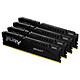 Kingston FURY Beast 64 Go (4 x 16 Go) DDR5 6000 MHz CL40 Kit Quad Channel 4 barrettes de RAM DDR5 PC5-48000 - KF560C40BBK4-64