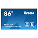 iiyama 85,6" LED - ProLite LH8664UHS-B1AG 3840 x 2160 píxeles 16:9 - IPS - 1200:1 - 500 cd/m² - 8 ms - Sistema operativo Android - HDMI/DisplayPort/DVI/VGA - Ethernet - Wi-Fi - Altavoces integrados - 24/7 - Negro