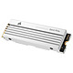 Corsair Force MP600 PRO LPX 4Tb (White). SSD 4Tb NAND 3D TLC M.2 2280 PCI-E 4.0 4x NVMe 1.4 - compatibile con PS5.