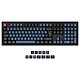 Keychron K10 Pro Brown Wired or wireless keyboard - USB/Bluetooth - brown mechanical switches (Keychron K Pro switches) - RGB backlighting - QWERTY, French