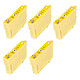 Confezione da 5 cartucce E-603XLY - Confezione da 5 cartucce d'inchiostro giallo compatibili Epson 603XL