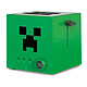 Ukon!c Minecraft Creeper Square Toaster Grille-pain - 6 niveaux de brunissement - fentes de 40 mm