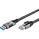 Avis Goobay Câble Ethernet USB-A 3.0 vers RJ45 CAT 6 FTP - M/M - 2 m