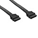TEXTORM Câble SATA 3.0 (6Gbps) droit - 50 CM  Câble SATA droit 6 Gbps - 50 cm (Noir)