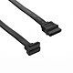 Textorm TXCIS3SA05 SATA acodado (50 cm) - Negro Cable SATA recto/en ángulo de 6 Gbps - 50 cm