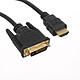 Textorm TXCVHDVI20 (2 m) Cable apantallado HDMI a DVI-D Dual-Link - macho/macho - 2 metros
