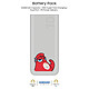 Samsung Batterie externe charge ultra rapide 25W - JO Paris 2024 - Beige pas cher