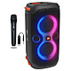 JBL PartyBox 110 + Muse MC-30 WI Black Portable Bluetooth speaker 160 W - Built-in battery - Illuminated effects - Microphone/guitar sockets - USB/AUX - IPX4 + Wireless microphone (RF) - Unidirectional directional characteristic (cardioid)
