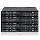 ICY DOCK ToughArmor MB516SP-B Rack metálico extraíble para 16 HDD/SSD SAS/SATA de 2,5" en 3 bahías externas de 5,25