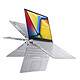 ASUS VivoBook S 14 Flip TN3402QA-LZ215W AMD Ryzen 5 5600H 16 Go SSD 512 Go 14" LED Tactile Full HD+ Wi-Fi 6/Bluetooth Webcam Windows 11 Famille