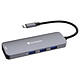 Verbatim CMH-08 Concentrador USB-C a 2x HDMI, 3x USB-A, 1x USB-C, 1x microSD, 1x SD