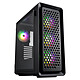 FSP CUT593P (black) Medium tower case with tempered glass window and 4 ARGB fans