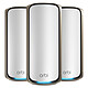Netgear Orbi WiFi 7 Série 970 Routeur + 2 Satellites (RBE973S) Routeur RBE971 Quad-Band Wi-Fi BE27000 (11530 + 8647 + 5765 + 1147) - WAN 10 GbE + 2 Satellites RBE970 Quad-Band Wi-Fi BE27000 (11530 + 8647 + 5765 + 1147)