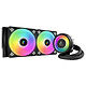 Arctic Liquid Freezer III 280 A-RGB (Black) All-in-one 280 mm watercooling kit for processor with ARGB fans and pump