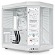 Hyte Y70 Touch (White) - Medium tower case with tempered glass walls and 14.1" touch screen