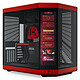 Hyte Y70 Touch (Black/Red) - Medium tower case with tempered glass walls and 14.1" touch screen