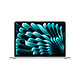 Apple MacBook Air M3 13 pouces (2024) Argent 8Go/256 Go (MRXQ3FN/A) Puce Apple M3 CPU 8 coeurs (GPU 8 coeurs) 8 Go SSD 256 Go 13.6" LED Liquid Retina Wi-Fi 6E/Bluetooth Webcam Mac OS Sonoma