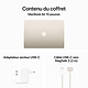 Apple MacBook Air M3 15 pouces (2024) Lumière stellaire 8Go/256 Go (MRYR3FN/A) pas cher
