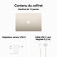 Apple MacBook Air M3 15 pouces (2024) Lumière stellaire 16 Go/256 Go (MC9F4FN/A) · Reconditionné pas cher