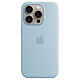Apple Silicone Case with MagSafe Light Blue Apple iPhone 15 Pro Silicone case with MagSafe for Apple iPhone 15 Pro