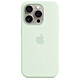 Funda de silicona con MagSafe Mint Apple iPhone 15 Pro Funda de silicona con MagSafe para Apple iPhone 15 Pro