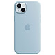 Apple Silicone Case with MagSafe Bleu Clair Apple iPhone 15 Plus Coque en silicone avec MagSafe pour Apple iPhone 15 Plus