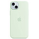 Apple Silicone Case with MagSafe Mint Apple iPhone 15 Plus Silicone case with MagSafe for Apple iPhone 15 Plus
