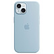 Apple Silicone Case with MagSafe Bleu Clair Apple iPhone 15 Coque en silicone avec MagSafe pour Apple iPhone 15
