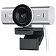 Logitech MX BRIO Gris Pâle Webcam - Ultra HD 4K - deux microphones avec réduction de bruit - cache pour webcam - compatible Microsoft Teams, Zoom, Google Meet