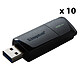 Kingston DataTraveler Exodia M 32 Go (x 10) 10 x Clés USB 3.0 32 Go avec capuchon de protection et anneau pour porte-clés