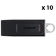 Kingston DataTraveler Exodia 32 Go (x 10) 10 x Clés USB 3.0 32 Go avec capuchon de protection et anneau pour porte-clés