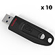 SanDisk Ultra USB 3.0 Key 16 GB (x 10) 10 x 16 GB USB 3.0 Flash Drives