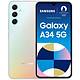 Samsung Galaxy A34 5G Argenté (6 Go / 128 Go) Smartphone 5G-LTE Dual SIM IP67 - MediaTek Dimensity 1080 8-Core 2.6 GHz - RAM 6 Go - Ecran tactile Super AMOLED 120 Hz 6.6" 1080 x 2340 - 128 Go - NFC/Bluetooth 5.3 - 5000 mAh - Android 13