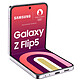 Samsung Galaxy Z Flip 5 Lavande (8 Go / 512 Go) Smartphone 5G-LTE Dual SIM IPX8 avec Galaxy AI - Snapdragon 8 Gen 2 3.36 GHz - RAM 8 Go - Ecran tactile intérieur Dynamic AMOLED 120 Hz 6.7" 1080 x 2640 - Ecran tactile extérieur Super AMOLED 3.4" 720 x 748 - 512 Go - NFC/Bluetooth 5.3 - 3700 mAh - Android 13