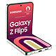 Samsung Galaxy Z Flip 5 Crème (8 Go / 512 Go) Smartphone 5G-LTE Dual SIM IPX8 avec Galaxy AI - Snapdragon 8 Gen 2 3.36 GHz - RAM 8 Go - Ecran tactile intérieur Dynamic AMOLED 120 Hz 6.7" 1080 x 2640 - Ecran tactile extérieur Super AMOLED 3.4" 720 x 748 - 512 Go - NFC/Bluetooth 5.3 - 3700 mAh - Android 13