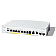 Cisco Catalyst 1200 C1200-8P-E-2G Manageable Layer 2+ 8-port PoE+ 10/100/1000 Mbps web switch + 2 x 1 GbE/SFP combo ports