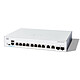 Cisco Catalyst 1200 C1200-8T-E-2G Switch web manageable niveau 2+ 8 ports  10/100/1000 Mbps + 2 ports combo 1 GbE/SFP