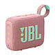 JBL GO 4 Rose Mini enceinte portable sans fil - Bluetooth 5.3 - Conception étanche IP67 - USB-C - Autonomie 7h