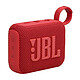 JBL GO 4 Rosso Mini altoparlante portatile senza fili - Bluetooth 5.3 - Design impermeabile IP67 - USB-C - Durata della batteria 7 ore