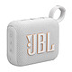 JBL GO 4 Blanc Mini enceinte portable sans fil - Bluetooth 5.3 - Conception étanche IP67 - USB-C - Autonomie 7h