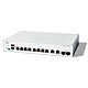 Cisco Catalyst 1300 C1300-8T-E-2G Conmutador web gestionable de nivel 3 8 puertos 10/100/1000 Mbps + 2 puertos combo 1 GbE/SFP