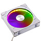 Phanteks D30-140 Regular D-RGB White 140 mm PWM case fan with addressable RGB lighting