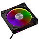 Phanteks D30-140 Regular D-RGB Black 140 mm PWM case fan with addressable RGB lighting 