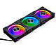 Phanteks D30-140 Regular D-RGB Black (x 3) 3 x 140 mm PWM case fans with addressable RGB lighting