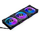 Phanteks D30-140 Reverse D-RGB Noir (x 3) 3 x Ventilateurs de boîtier 140 mm PWM avec éclairage RGB adressable